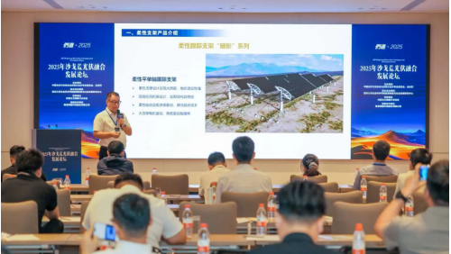 光伏治沙破局者 一道新能柔性支架 讓沙漠長(zhǎng)出“綠色銀行”